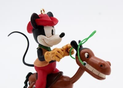 Hallmark Keepsake 2010 Two-Gun Mickey Mouse Disney Christmas Ornament New - Thumbnail 5