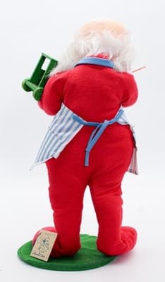 Vintage ANNALEE MOBILITEE Toymaker SantaArtisan Felt Christmas Doll 16" w/ Tags - Thumbnail 2