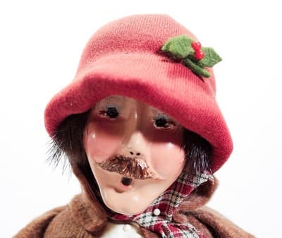 1996 BYER'S CHOICE "Cries of London Puppeteer Vendor" Christmas Caroler In Box - Thumbnail 3