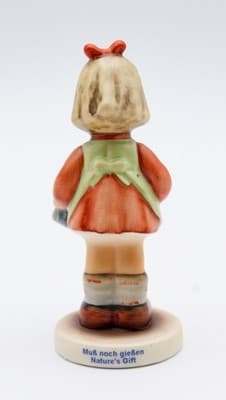 Hummel Goebel Nature's Gift West Germany Vintage Porcelain Figurine TMK6 - Thumbnail 4