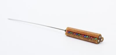 Antique Bakelite Multicolor Jeweled Deco Hat Pin Stick Pin RARE - Thumbnail 6