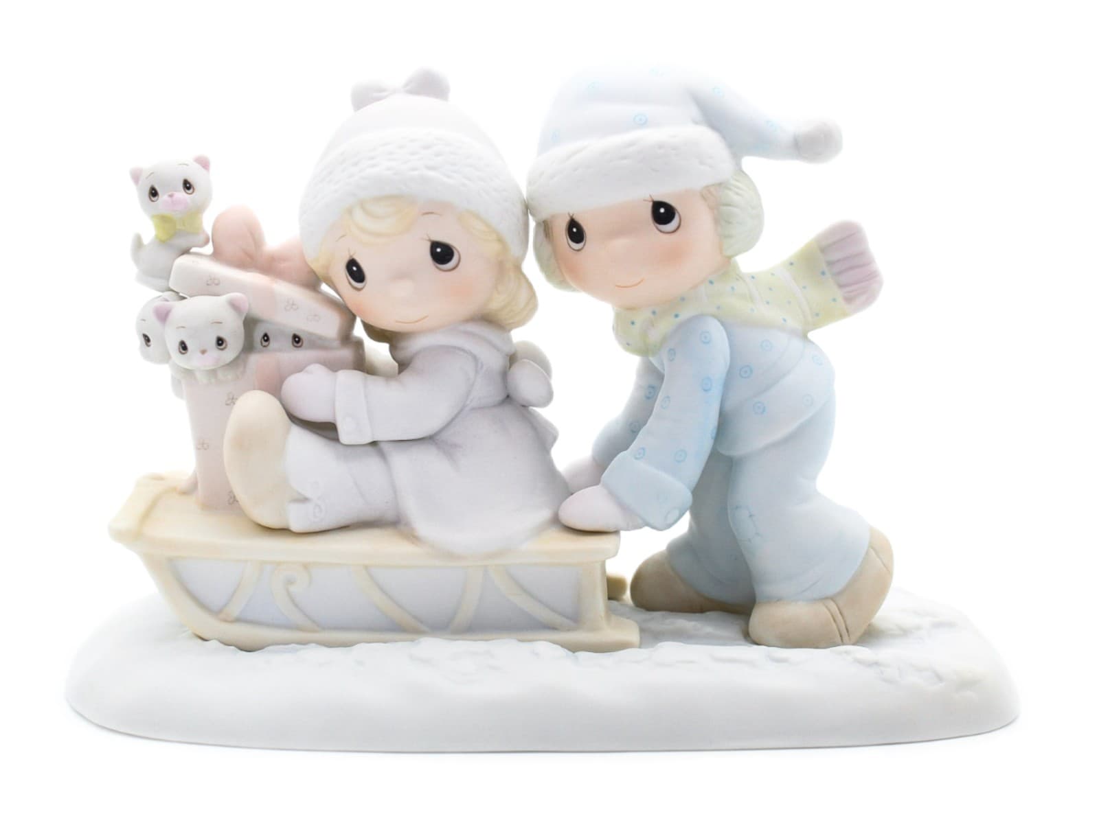 Precious Moments Sharing Our Season Together Enesco Porcelain Figurine 1983 - Image 1
