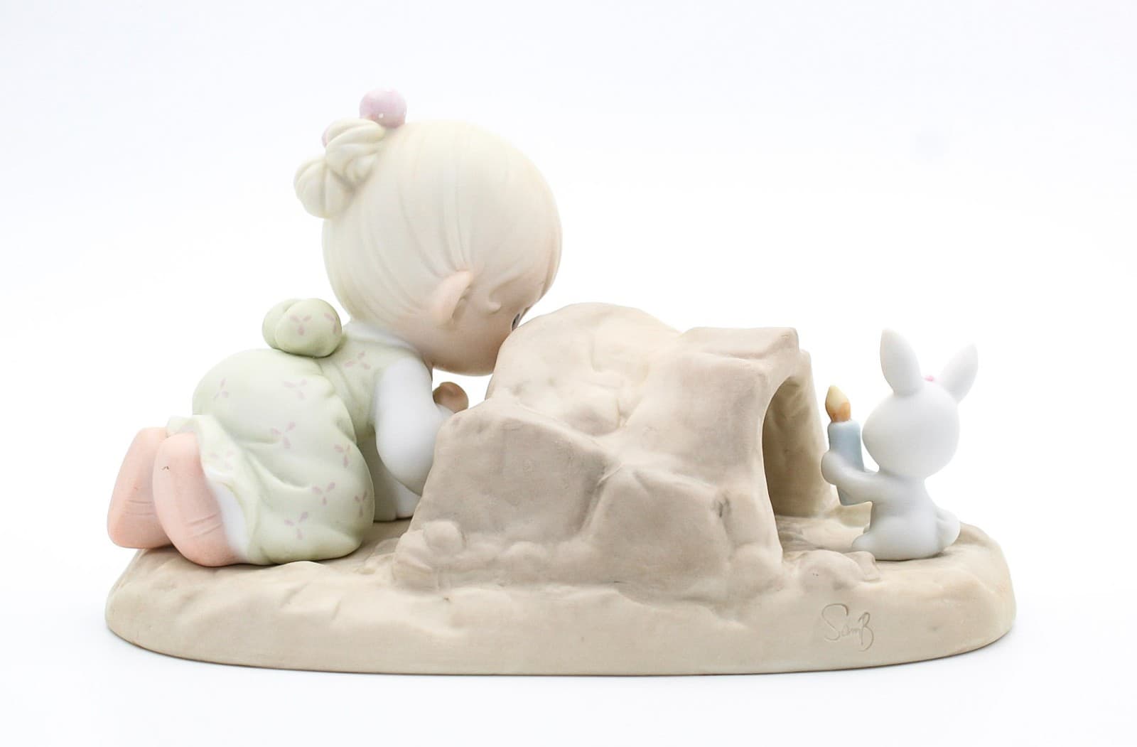 Precious Moments Theres A Light At The End Of The Tunnel Porcelain Figurine 1990 - Thumbnail 5