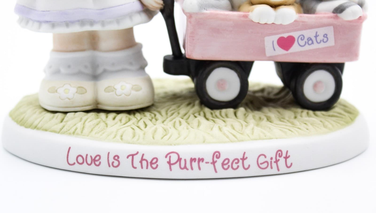 Precious Moments Love Is The Purr-fect Gift Enesco Porcelain Figurine 2014 - Thumbnail 4