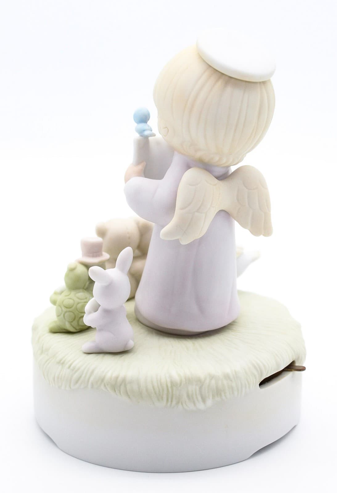Precious Moments Let Heaven And Nature Sing Porcelain Musical Figurine 1982 - Thumbnail 5