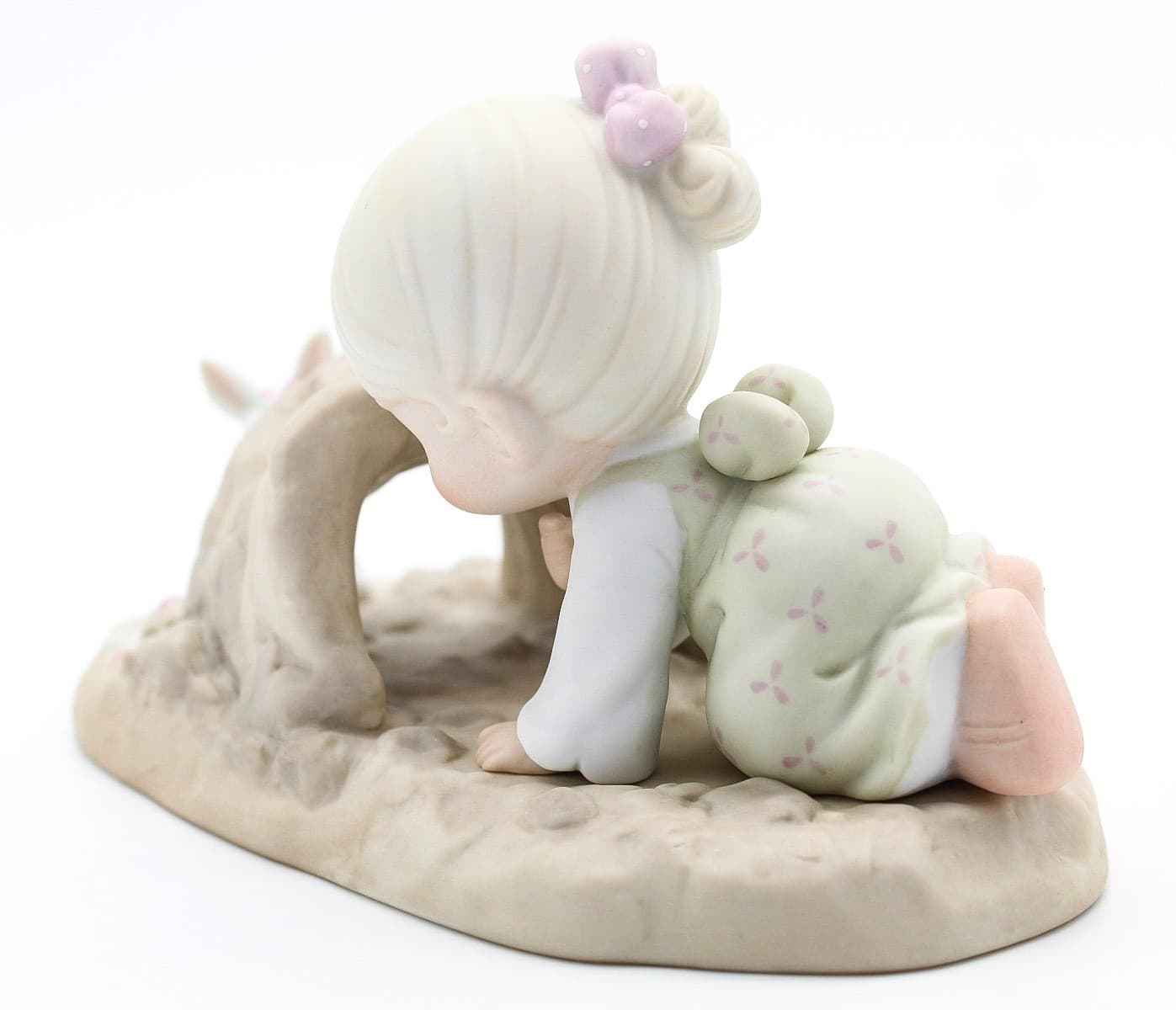 Precious Moments Theres A Light At The End Of The Tunnel Porcelain Figurine 1990 - Thumbnail 4