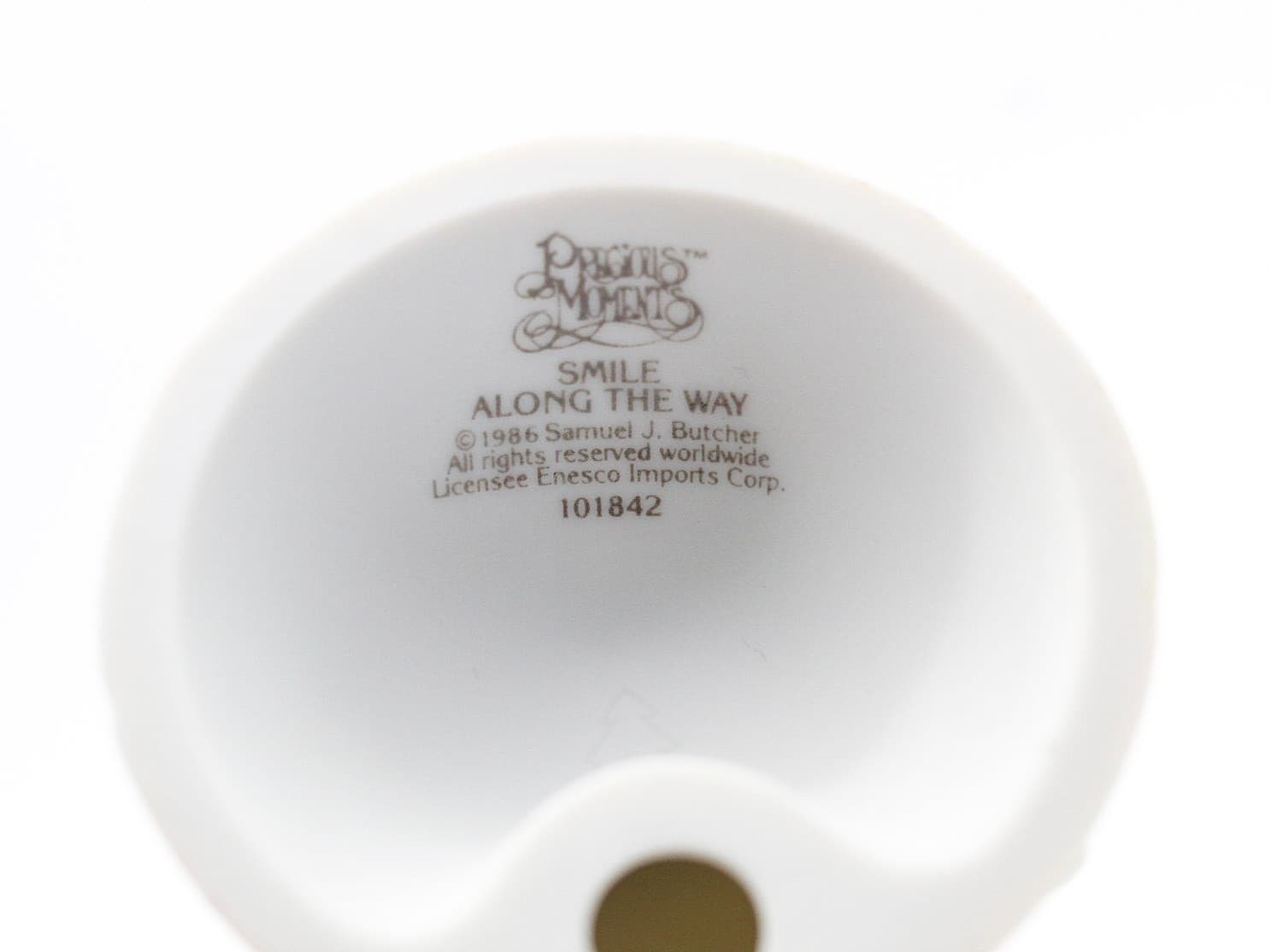 Precious Moments Smile Along The Way Enesco Porcelain Figurine 1986 - Thumbnail 6