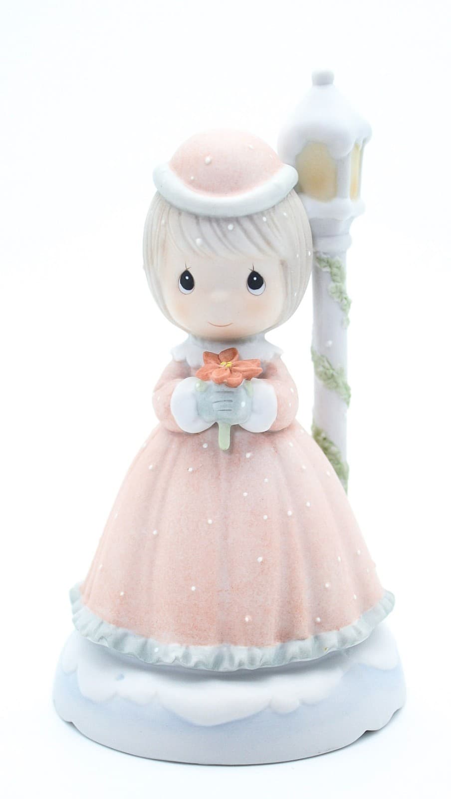 Precious Moments The Light Of The World Is Jesus Porcelain Musical Figurine 1982 - Thumbnail 10