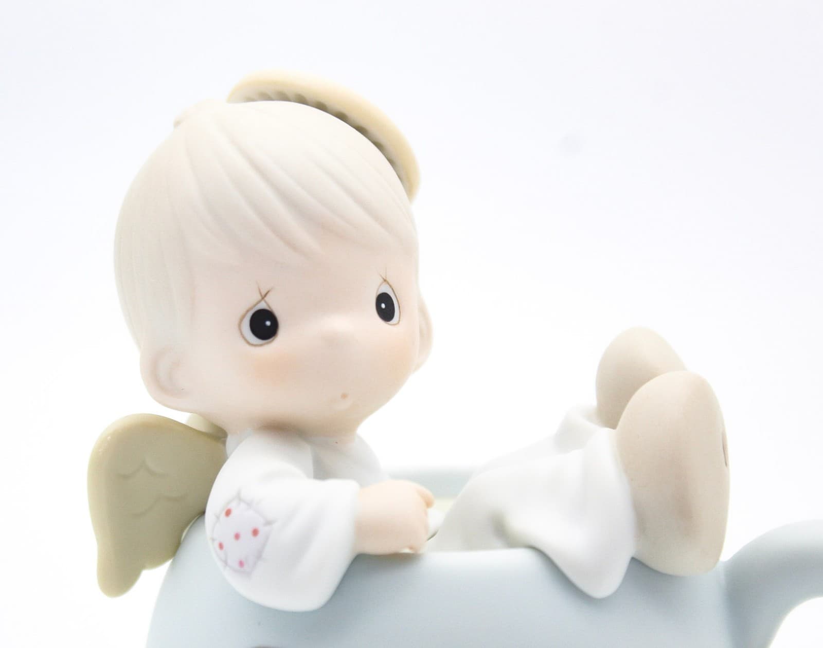 Precious Moments Dropping In For The Holidays Enesco Porcelain Figurine 1994 - Thumbnail 3