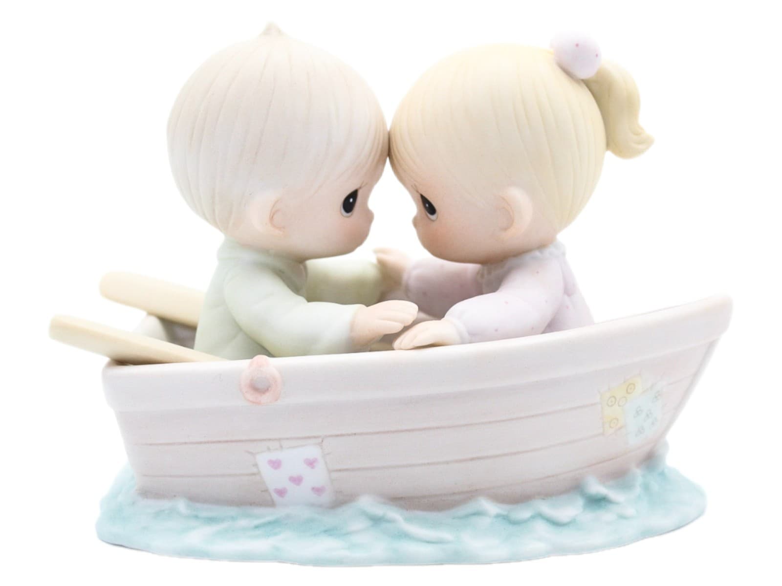 Precious Moments Friends Never Drift Apart Enesco Porcelain Figurine 1985 - Image 1