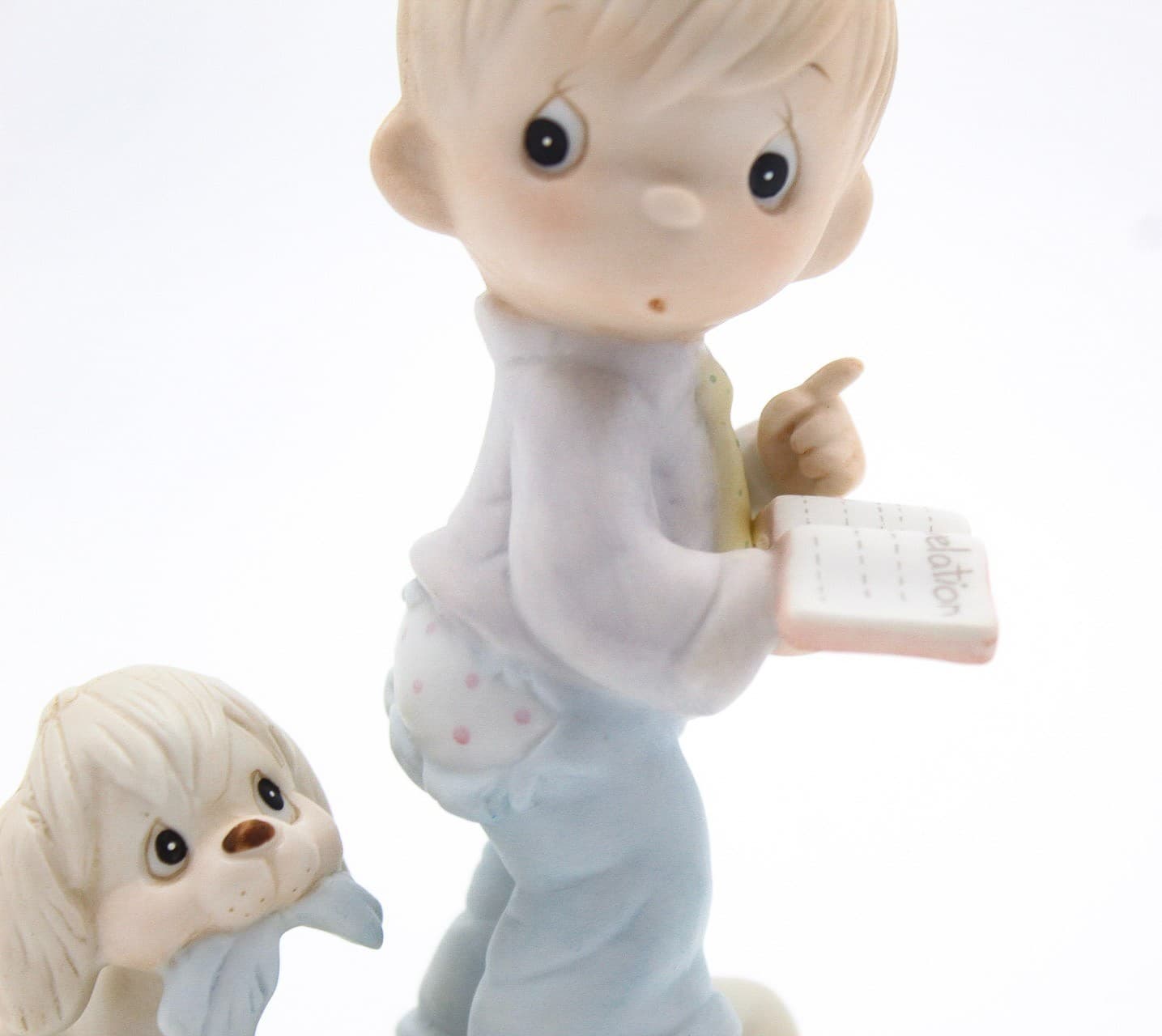 Precious Moments The End Is In Sight Enesco Porcelain Figurine 1982 - Thumbnail 4