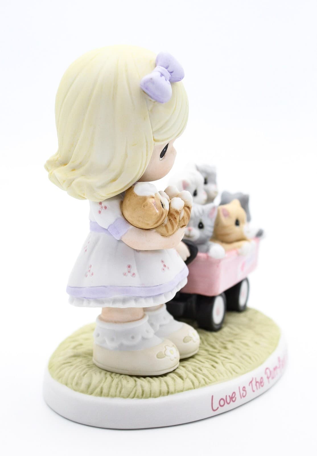 Precious Moments Love Is The Purr-fect Gift Enesco Porcelain Figurine 2014 - Thumbnail 5