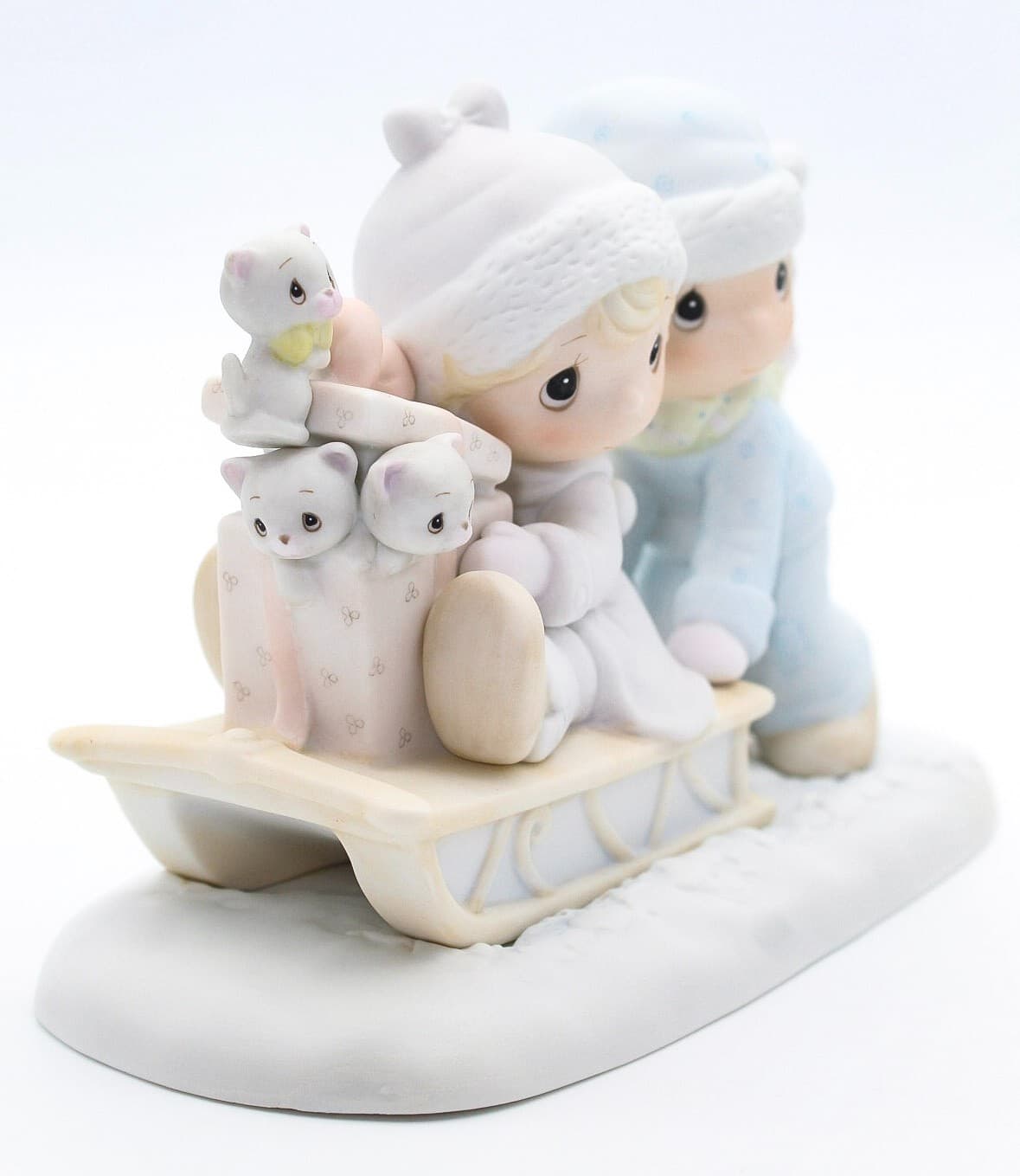 Precious Moments Sharing Our Season Together Enesco Porcelain Figurine 1983 - Thumbnail 5