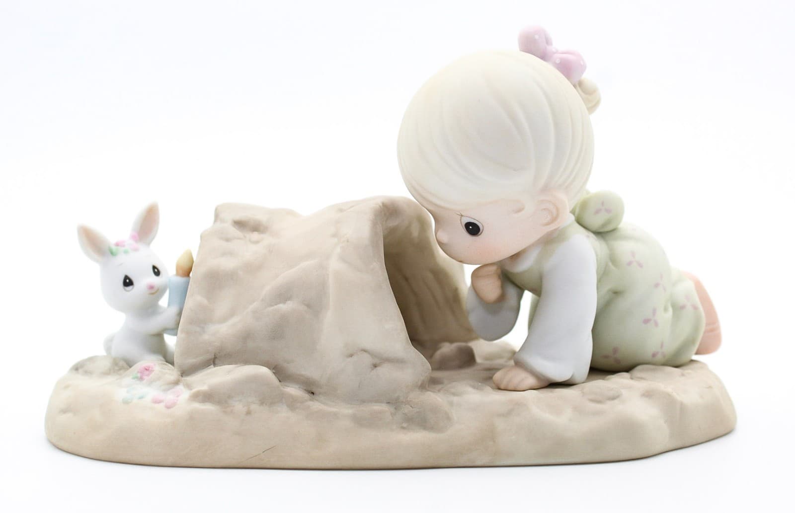 Precious Moments Theres A Light At The End Of The Tunnel Porcelain Figurine 1990 - Thumbnail 7
