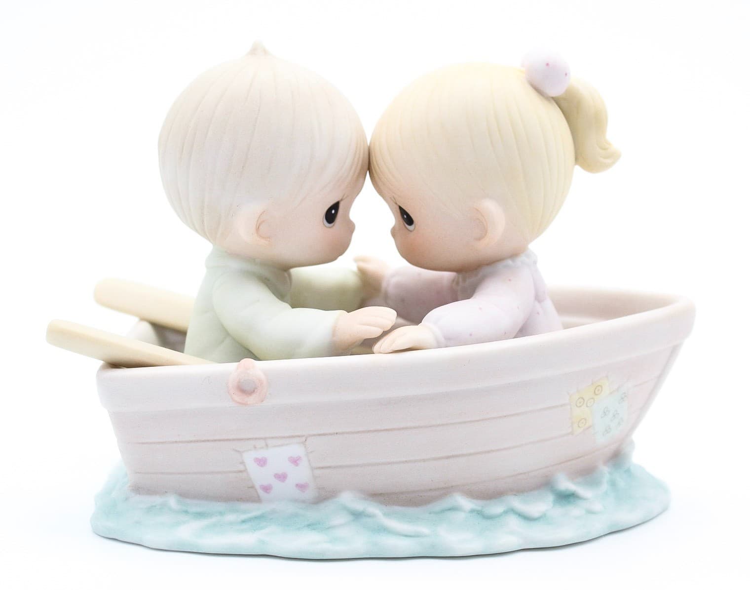 Precious Moments Friends Never Drift Apart Enesco Porcelain Figurine 1985 - Thumbnail 6