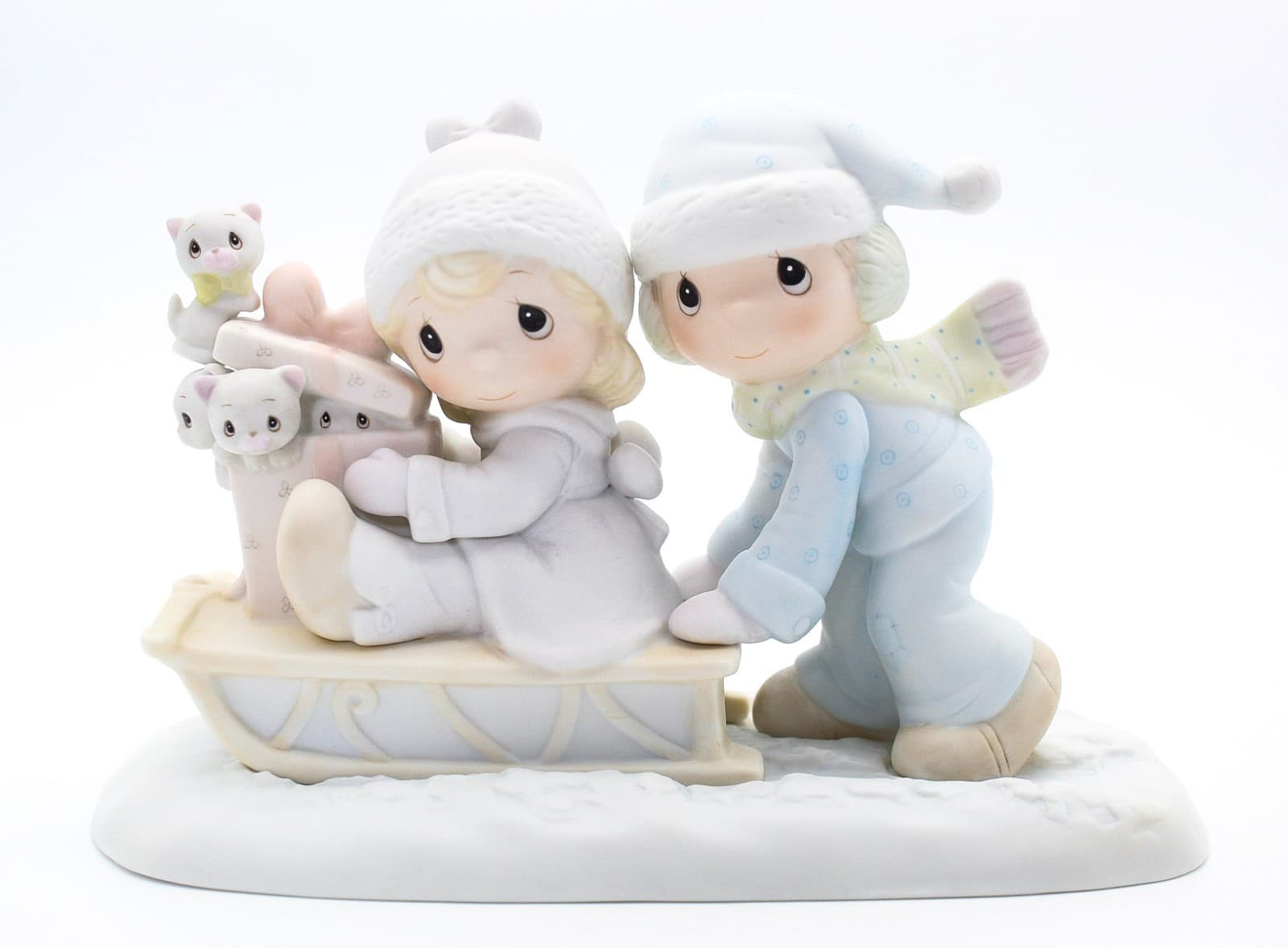 Precious Moments Sharing Our Season Together Enesco Porcelain Figurine 1983 - Thumbnail 8
