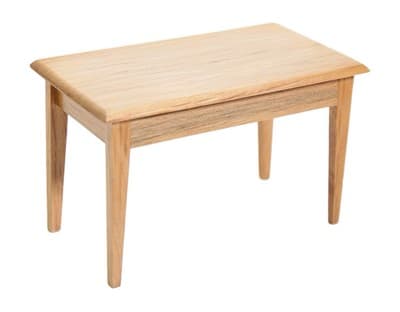 Vintage Handicraft Designs Miniature Dollhouse Solid Wood Table 1:12 - Image 1
