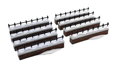 2 Department 56 Churchyard Fence Extensions Heritage Village Christmas Accessory - Image 1