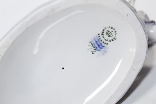 ROYAL COPENHAGEN Denmark 772 Vintage Boy And Cow Porcelain Figurine - Thumbnail 11
