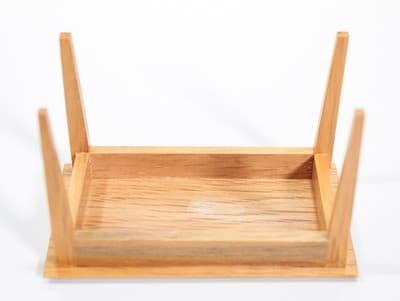 Vintage Handicraft Designs Miniature Dollhouse Solid Wood Table 1:12 - Thumbnail 5
