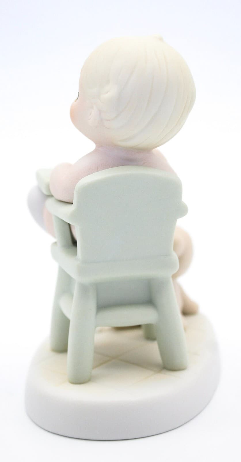 Precious Moments Baby's First Meal Enesco Porcelain Figurine 1990 - Thumbnail 4