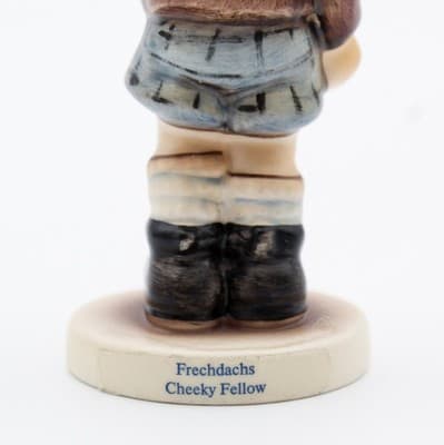 Hummel Goebel Cheeky Fellow W. Germany Vintage Porcelain Figurine TMK7 In Box - Thumbnail 9