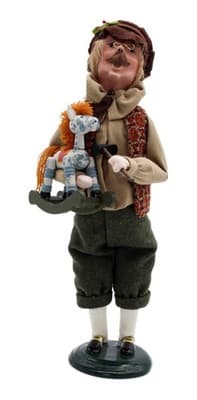 Byers' Choice 2008 Vintage Toymaker Rocking Horse The Carolers Christmas Doll - Image 1