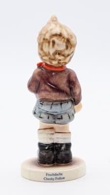 Hummel Goebel Cheeky Fellow W. Germany Vintage Porcelain Figurine TMK7 In Box - Thumbnail 8