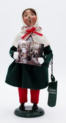 Byers' Choice 2002 Vintage Advent Calendar Girl The Carolers Christmas Doll - Thumbnail 7