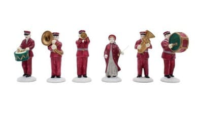Department 56 Salvation Army Band Christmas Heritage Village Collection 6pcs - Image 1