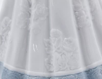 Lladro Heavenly Harpist Handmade In Spain Angel Daisa Porcelain Figurine In Box - Thumbnail 7