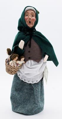 Byers' Choice 1995 Cries Of London Doll Maker The Carolers Christmas Doll - Thumbnail 4