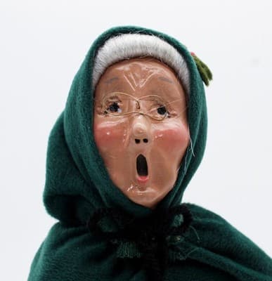 Byers' Choice 1995 Cries Of London Doll Maker The Carolers Christmas Doll - Thumbnail 5