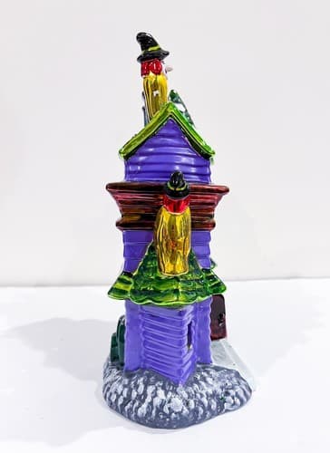 Vintage Christopher Radko Witch Manor Holiday Lighted Halloween Lantern w/ Box - Thumbnail 7