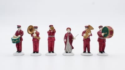 Department 56 Salvation Army Band Christmas Heritage Village Collection 6pcs - Thumbnail 6