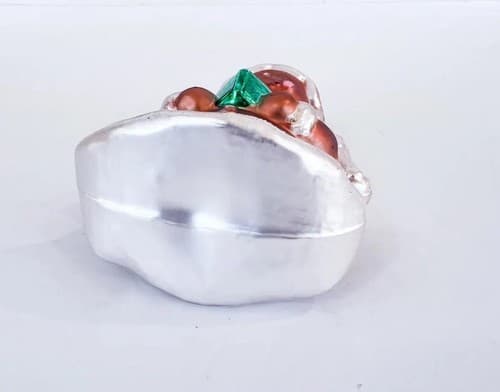 Vintage OWC Christmas 2003 Blown Glass Angel Gingerbread Cookie Ornament - Thumbnail 5