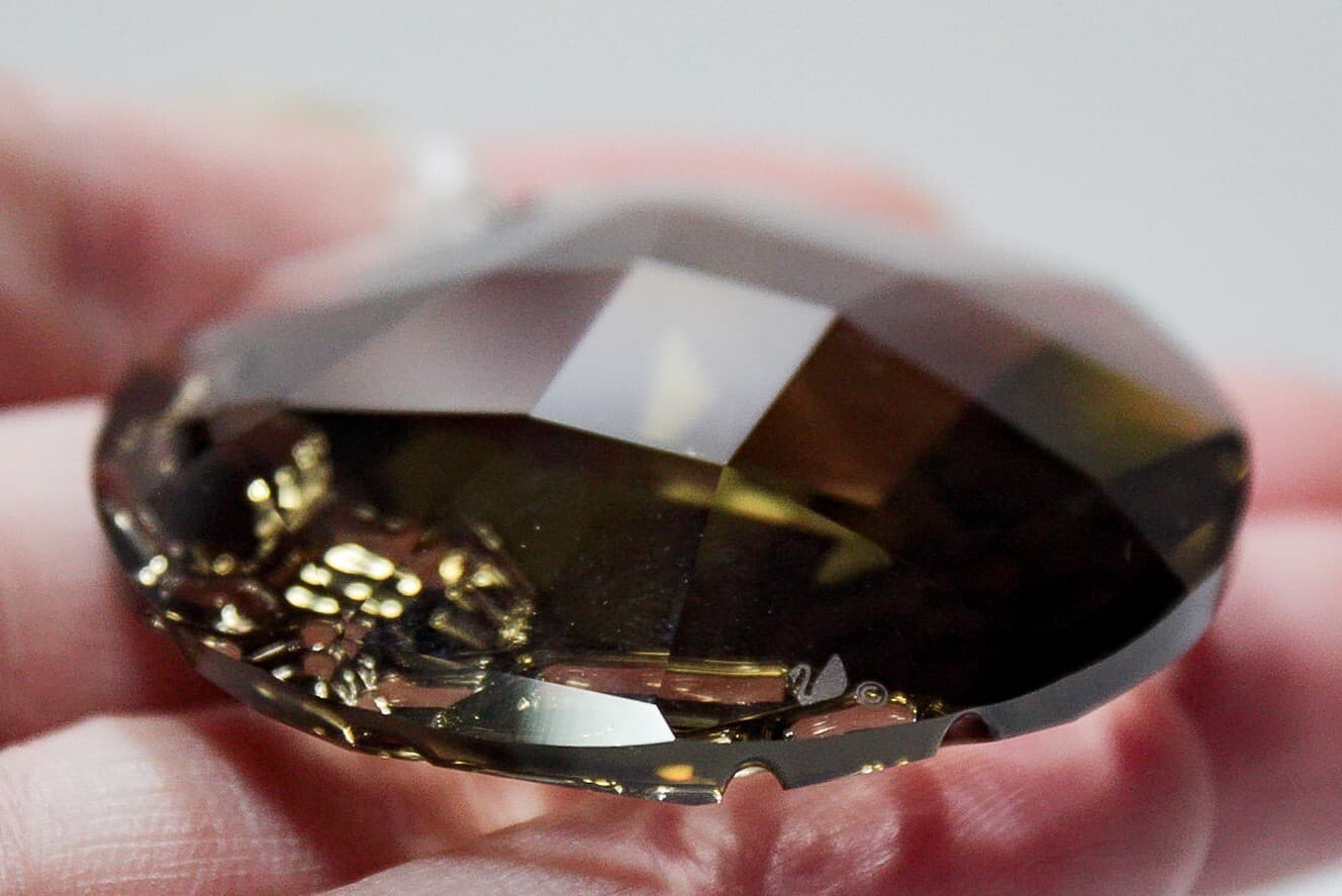 SWAROVSKI Austria Amber Fine Crystal Earth Suncatcher Window Ornament RETIRED - Thumbnail 5