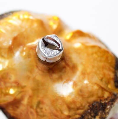 Antique West Germany White Grape Cluster Fruit Mercury Glass Christmas Ornament - Thumbnail 7