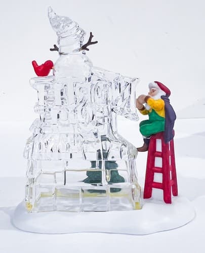 Vintage Dept. 56 "A Busy Elf" North Pole Figurine w/ Original Box - Thumbnail 2