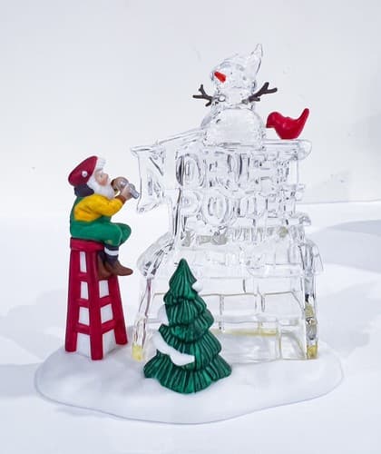 Vintage Dept. 56 "A Busy Elf" North Pole Figurine w/ Original Box - Thumbnail 5