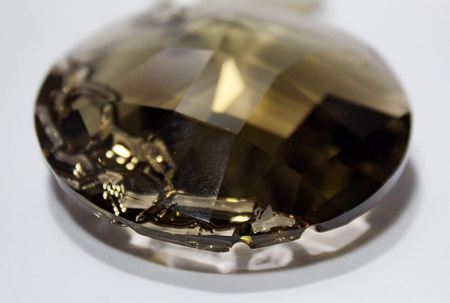 SWAROVSKI Austria Amber Fine Crystal Earth Suncatcher Window Ornament RETIRED - Thumbnail 4