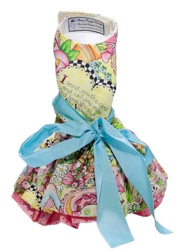 Designer LINDA HIGGINS Couture Classy Doggie Designs Costum Made Small Dog Dress - Image 1