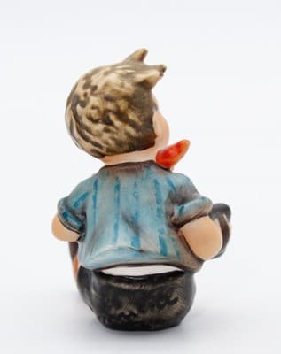 Hummel Goebel Boy With Accordion West Germany Vintage Porcelain Figurine TMK4 - Thumbnail 6