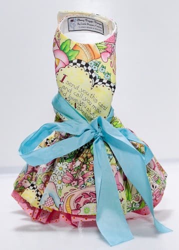 Designer LINDA HIGGINS Couture Classy Doggie Designs Costum Made Small Dog Dress - Thumbnail 9