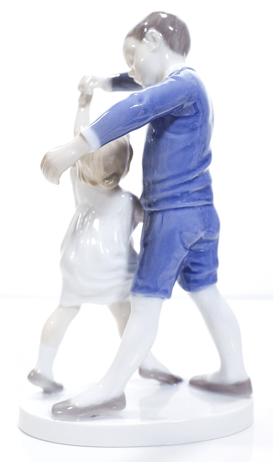 Vintage BING & GRONDAHL Denmark "Dancing School" #1845 Porcelain Figure - Thumbnail 5