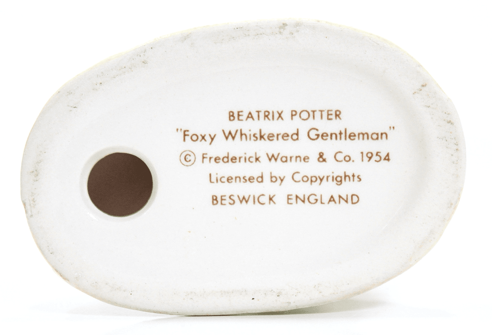 Beswick England BEATRIX POTTER Foxy Whiskered Gentleman Porcelain Figurine - Thumbnail 4