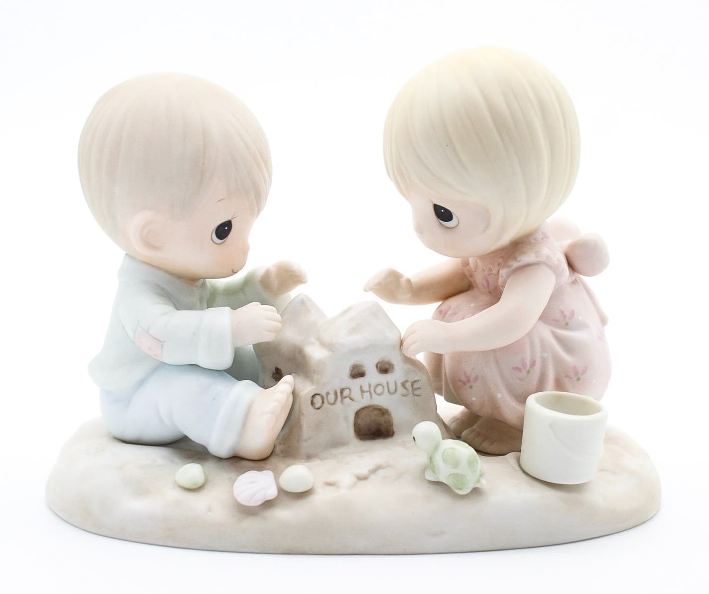 Precious Moments God Bless Our Home Enesco Porcelain Figurine 1984 - Thumbnail 9