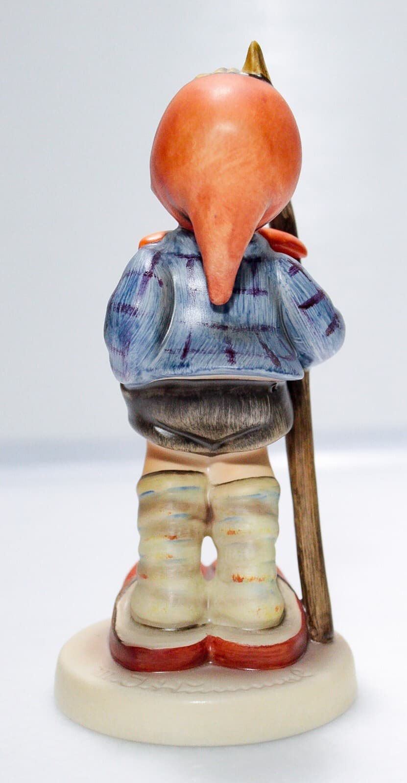 GOEBEL HUMMEL Germany "Little Hiker" Hand Painted Porcelain Figurine TMK6 - Thumbnail 4