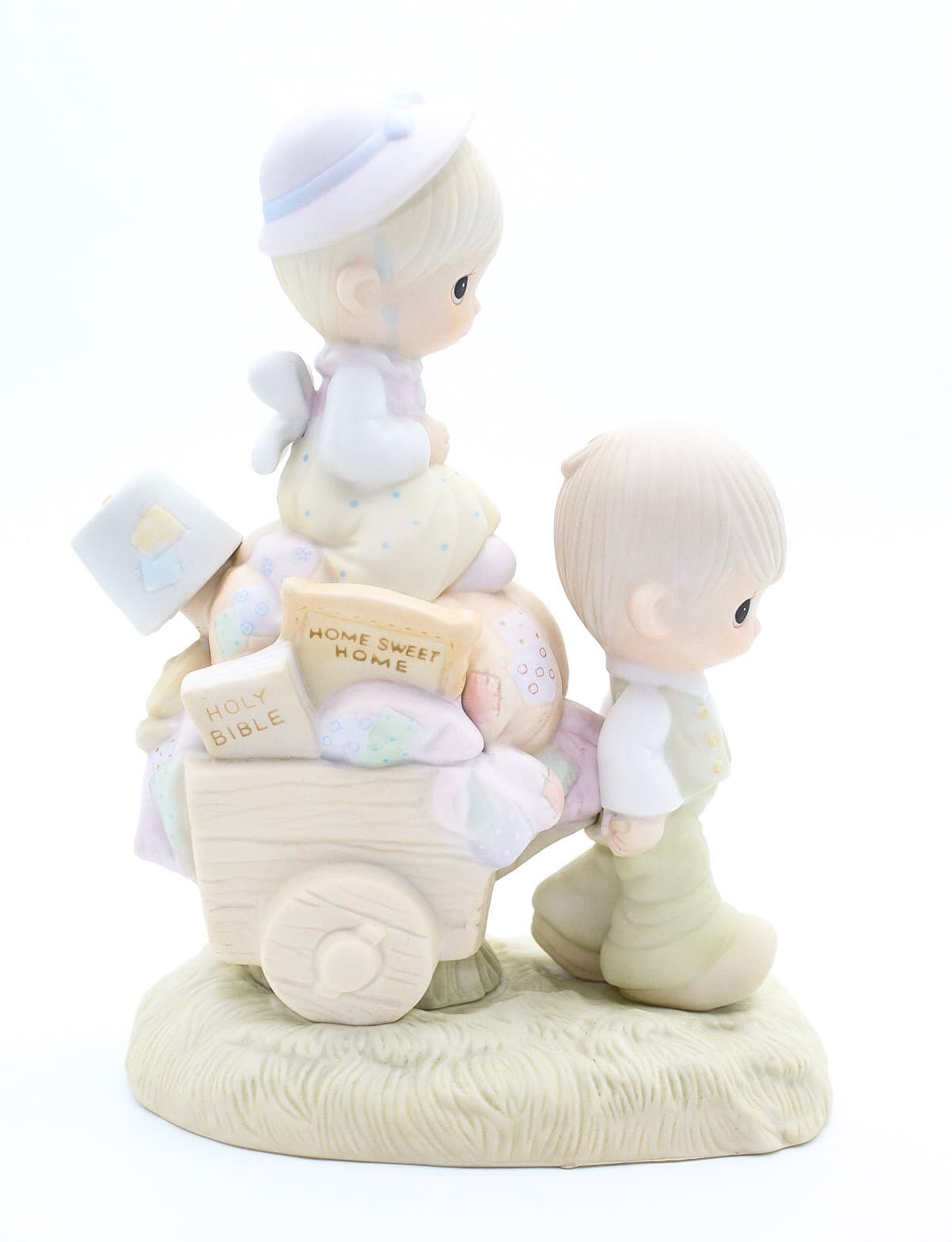 Precious Moments Walking By Faith Enesco Porcelain Figurine 1979 - Thumbnail 2