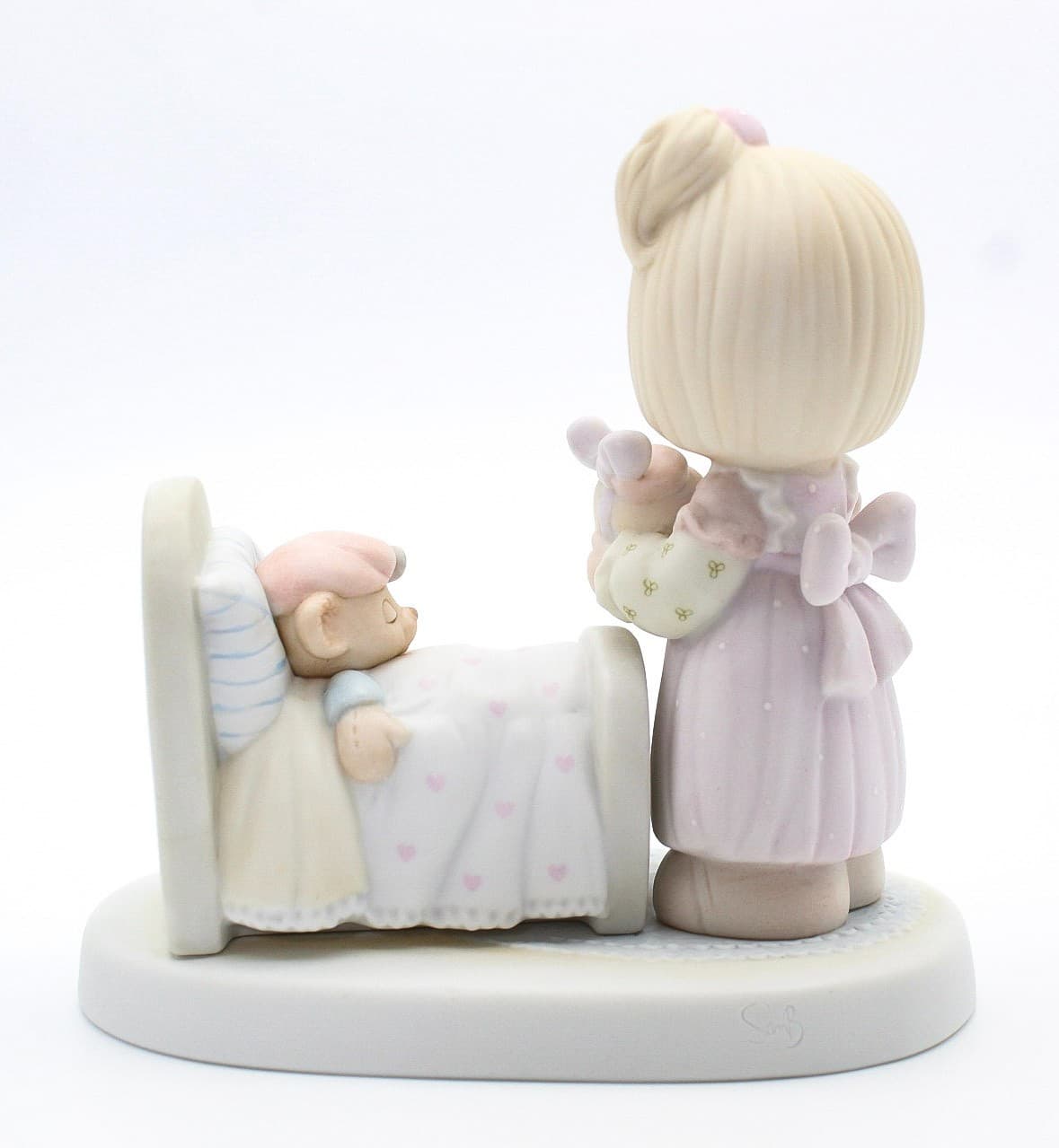 Precious Moments Make Me A Blessing Enesco Porcelain Figurine 1986 - Thumbnail 5